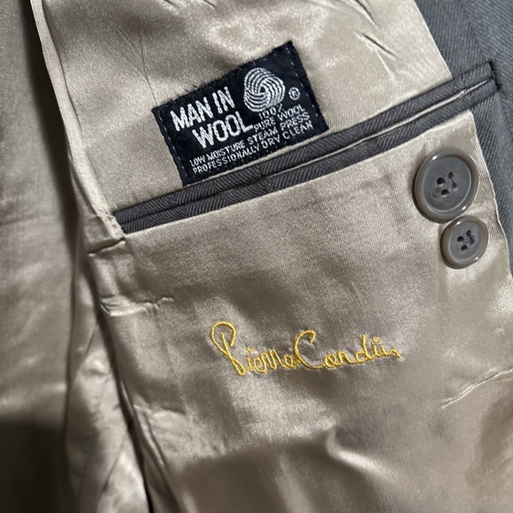 Vintage Pierre Cardin Academy Awards Clothes Men's Blazer Double Breasted 40R - Picture 4 of 8